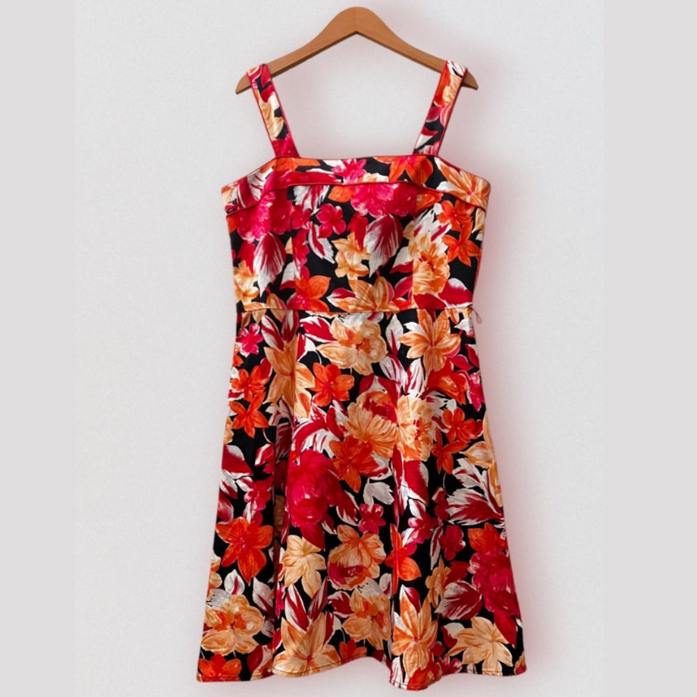 Bold Floral Summer Dress